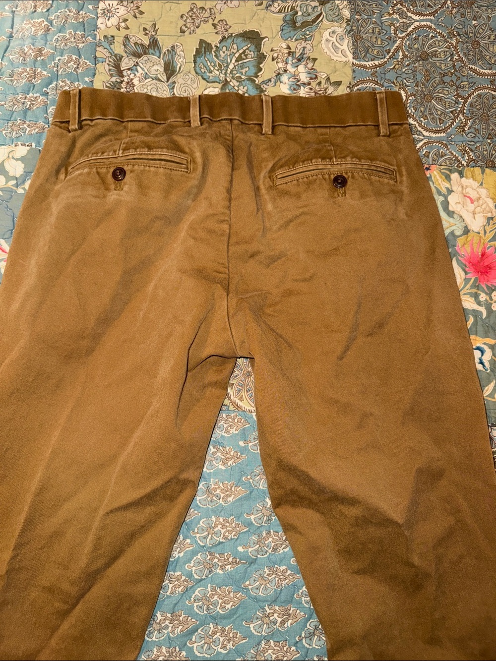 Gap Men's Brown Chino Pants - Tailored Straight Fit - Picture 8 of 11